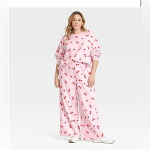 Grayson Threads Pink Cherry Print Set